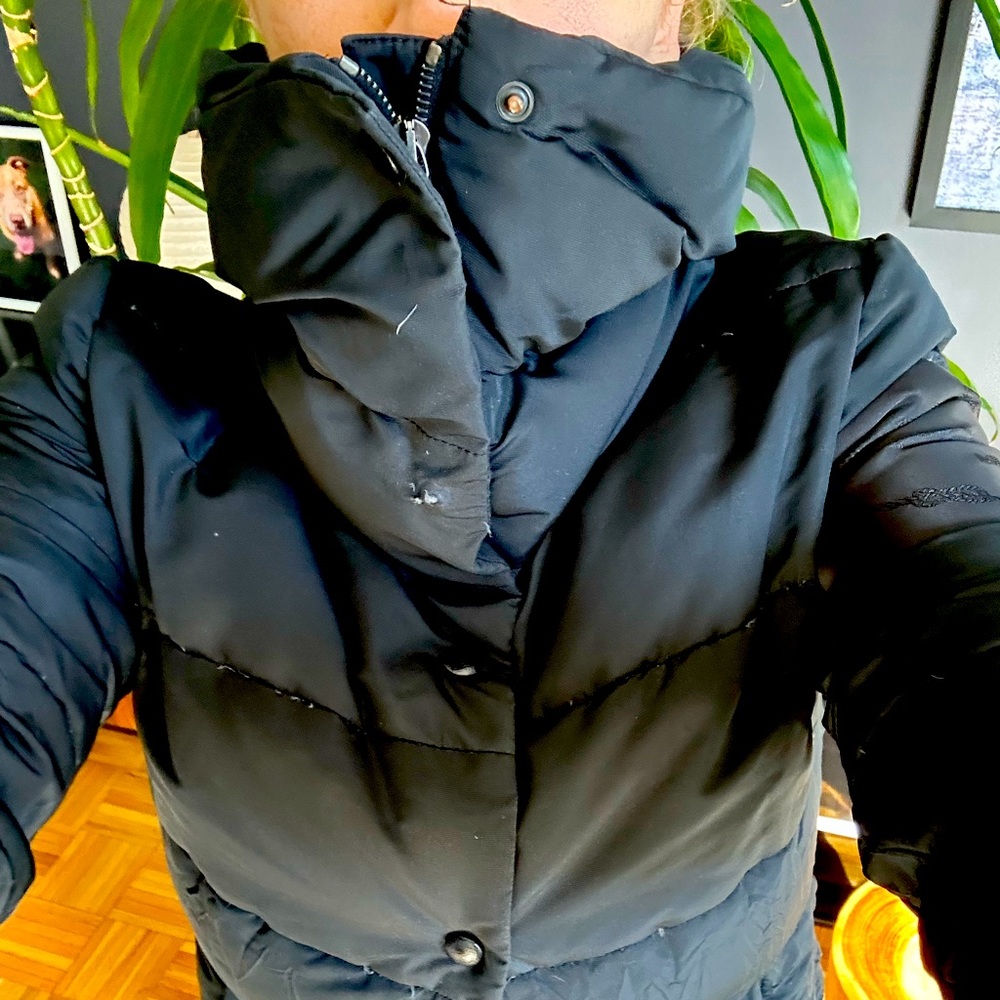 Women's Black Prada Puffer Coat